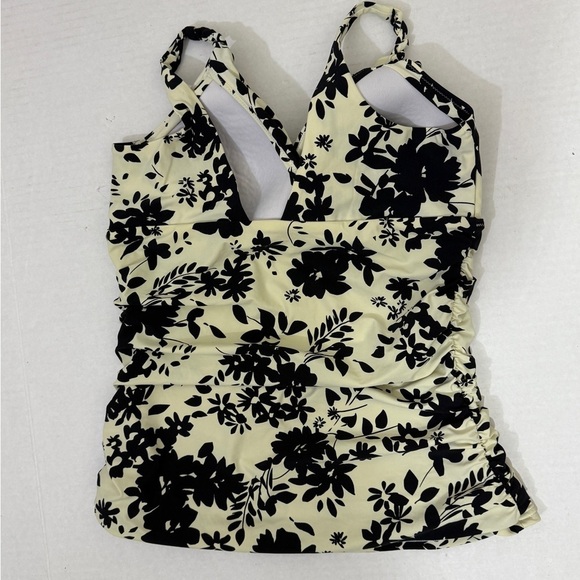 Lands' End Black Floral Tankini - Picture 4 of 7